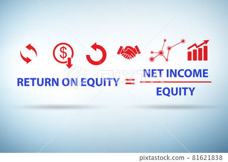 Financial concept of return on equity 81621838
