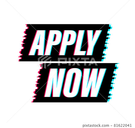 Apply now. Web banner. Arrow, cursor glitch icon. Arrow vector icon. Hand click. Vector stock illustration. Apply now. Web banner. Arrow, cursor glitch icon. Arrow vector icon. Hand click. Vector stock illustration. 81622041