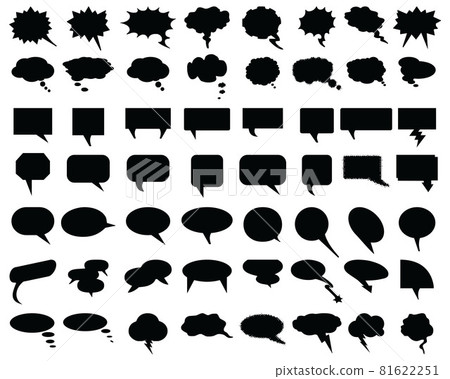 speech, comic, vector 81622251