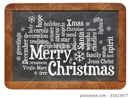 Merry Christmas word cloud Merry Christmas word cloud 81623977