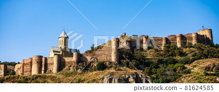 Panoramic view of Narikala Fortress in Tbilisi Georgia 81624585