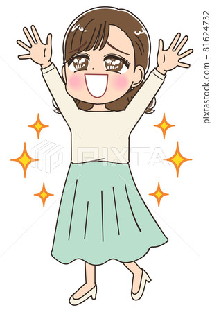 辦公室休閒穿著整齊的女人 81624732