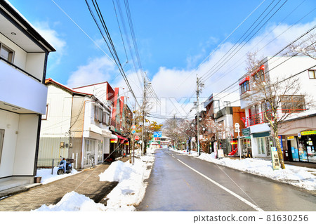 View of Karuizawa Main Street/Kyu-Karuizawa Ginza Street (Karuizawa Town, Nagano Prefecture) [2021.2] 81630256
