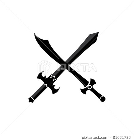 sword game item vector symbol logo template sword game item vector symbol logo template 81631723