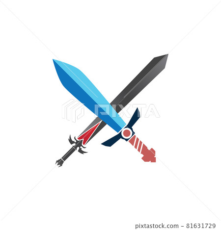 sword game item vector symbol logo template sword game item vector symbol logo template 81631729