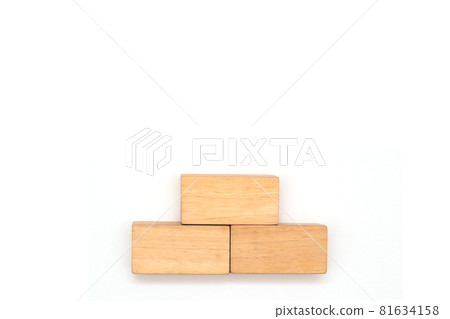 A podium made of building blocks A podium made of building blocks 81634158