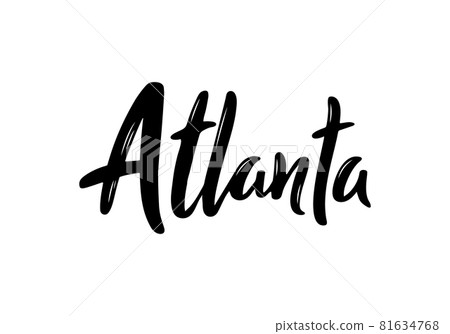 Atlanta hand-lettering calligraphy. 81634768