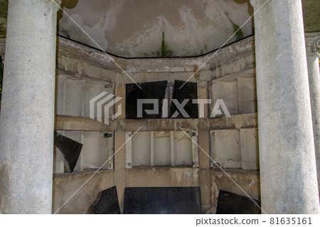 Old damaged burial chamber - columbarium Old damaged burial chamber - columbarium 81635161