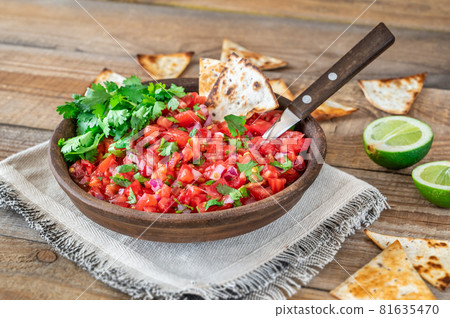 Bowl of salsa Bowl of salsa 81635470