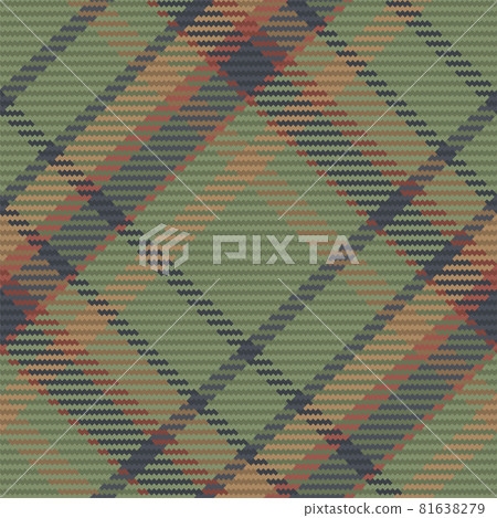 Seamless pattern of scottish tartan plaid. Repeatable background with check fabric texture. Vector backdrop striped textile print. 81638279