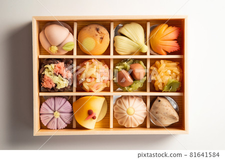 Autumn Nerikiri Japanese sweets image 81641584