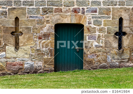 Entrance Gate Of Ford Castle - Berwick-upon-Tweed, England,United Kingdom Entrance Gate Of Ford Castle - Berwick-upon-Tweed, England,United Kingdom 81641984