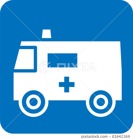 Ambulance pictogram 81642169
