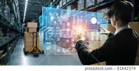 Future virtual reality technology for innovative VR warehouse management 81642574