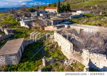 Nearly abandoned village in Paphos region, Cyprus 81644983