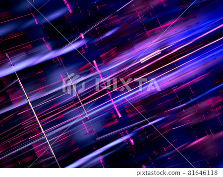 Abstract shiny background with chaotic straight lines - 3d illustration Abstract shiny background with chaotic straight lines - 3d illustration 81646118