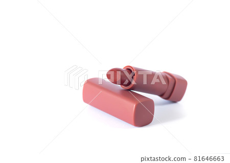 One open lipstick isolated on white background One open lipstick isolated on white background 81646663