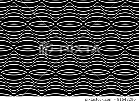 Wavey Diamond Pattern Abstract seamless diamonds pattern with wavy... - Stock Illustration ...