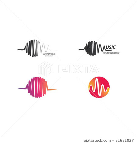sound wave music logo sound wave music logo 81651027
