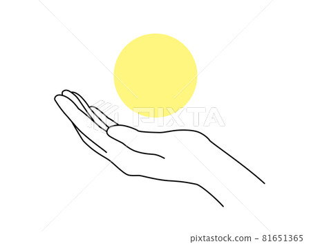 Hand to hold 81651365
