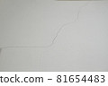 Cracked concrete texture closeup background 81654483