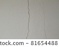 Cracked concrete texture closeup background 81654488