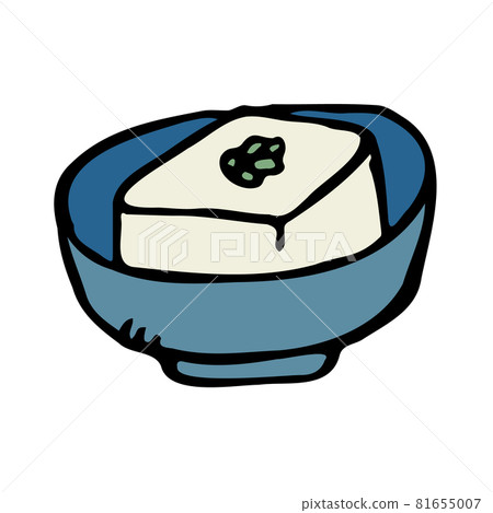 【手繪鋼筆劃線】食物分開_豆腐 【手繪鋼筆劃線】食物分開_豆腐 81655007