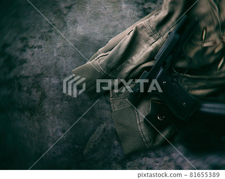 Handgun Image Material-There are multiple variations 81655389