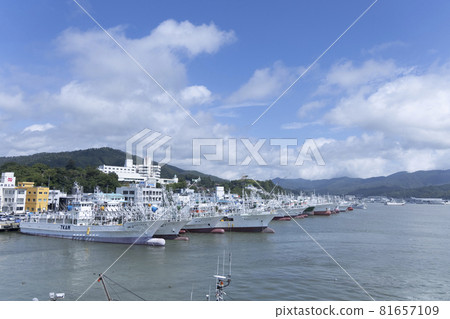 Kesennuma Port, Kesennuma Bay, Ship, Sea, Ocean surface, Mountains, Sea and Ship Kesennuma Port, Kesennuma Bay, Ship, Sea, Ocean surface, Mountains, Sea and Ship 81657109