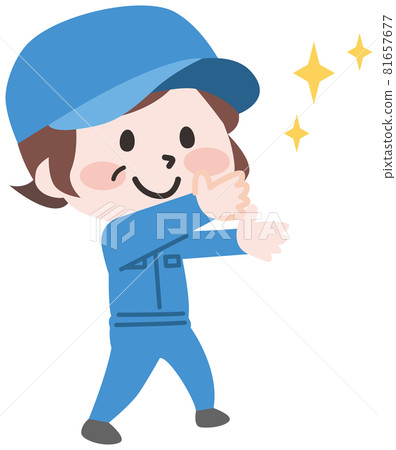 從他的手中發光的雙頭 body_worker 81657677