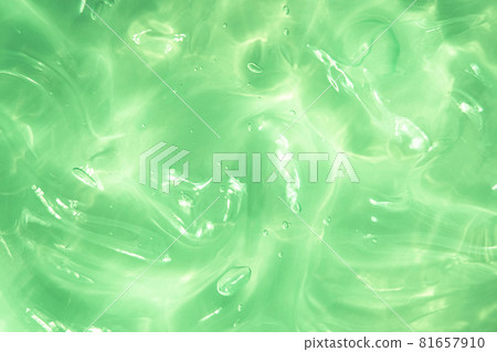 Green water Aloe Vera gel smudged texture Green water Aloe Vera gel smudged texture 81657910