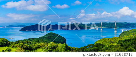 Takashima Hizen Ohashi Panorama [Takashima, Matsuura City, Nagasaki Prefecture] 81658712