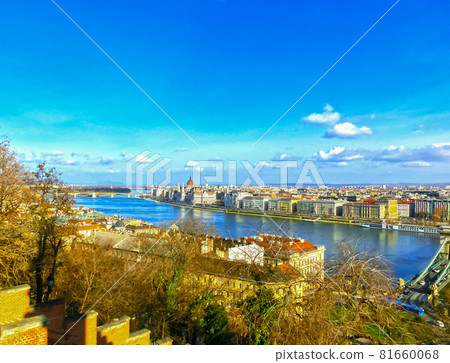 Panoramic overview of Budapest with Parliament building Panoramic overview of Budapest with Parliament building 81660068
