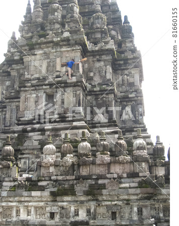 Prambanan temple near Yogyakarta on Java, Indonesia 81660155