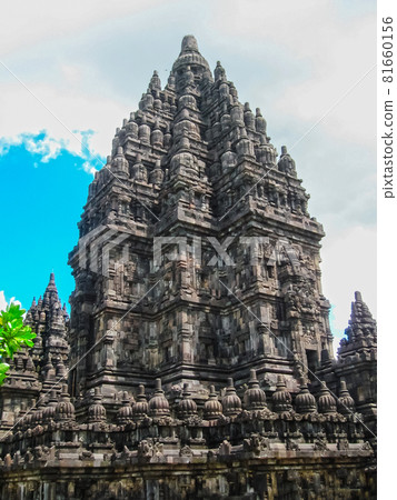 Prambanan temple near Yogyakarta on Java, Indonesia 81660156