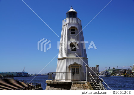 大阪堺市舊堺燈塔(夏末) 大阪堺市舊堺燈塔(夏末) 81661268