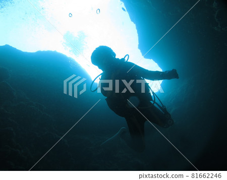 Diving person Diving person 81662246