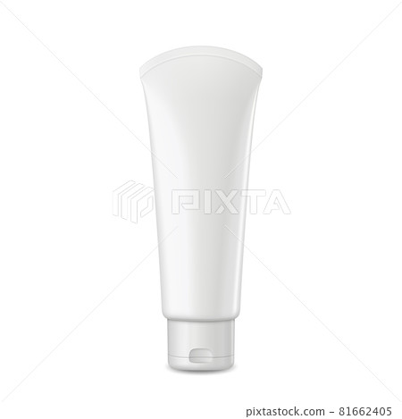 Toothpaste Product Blank Tube Packaging Vector 81662405