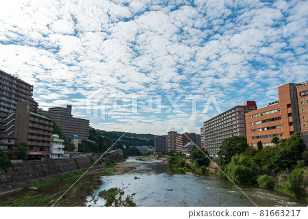 Mukogawa evening view 81663217