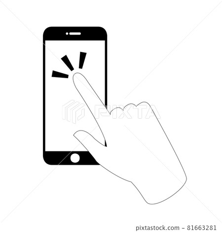 Tap on your smartphone Tap on your smartphone 81663281