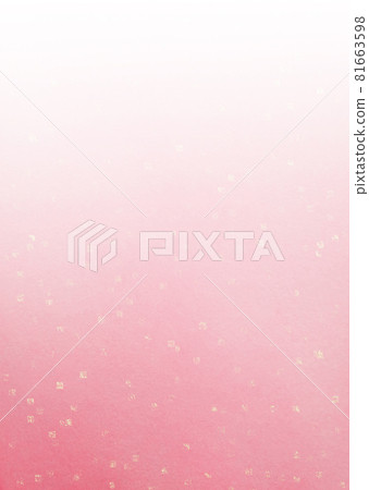 Gold leaf confetti Japanese paper / red Dark gradation from top to bottom Vertical Other colors available 81663598