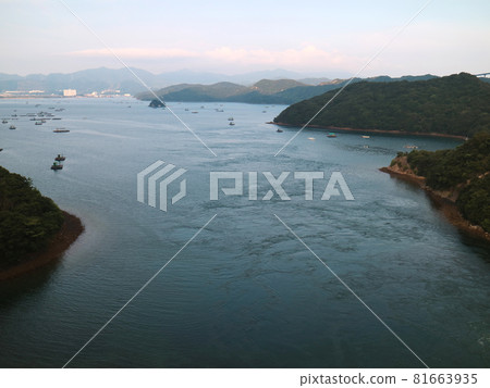 從大毛島鳴門天際線眺望的景色 從大毛島鳴門天際線眺望的景色 81663935