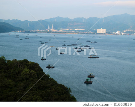 從大毛島鳴門天際線眺望的景色 從大毛島鳴門天際線眺望的景色 81663939