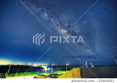 The Milky Way Galaxy at Irabu Bridge The Milky Way Galaxy at Irabu Bridge 81664091