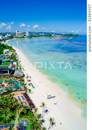 Beach in Guam Beach in Guam 81664207