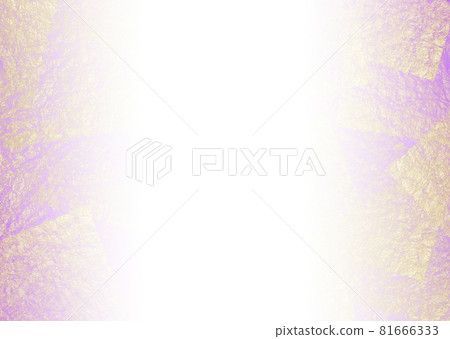 隨機附有大尺寸金箔的日本紙/品紅色漸變背景材料從中心到左右變暗 81666333