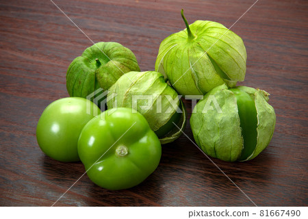 Tomatillo for Mexican food salsa verde 81667490