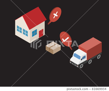 delivery service to the right address but the receiver decline to receive 81669934