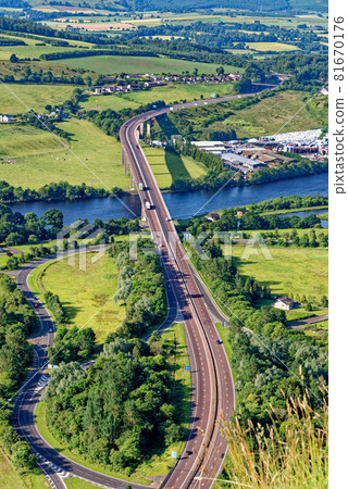 The view from the top of Kinnoull Hill - Perth - Scotland 81670176