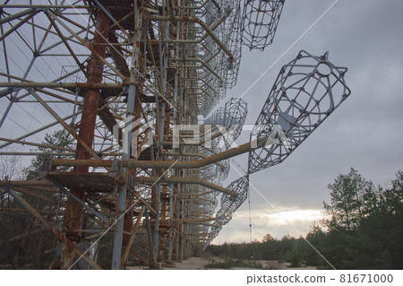 Duga is a Soviet over-the-horizon radar station for an early detection system for ICBM launches. Duga is a Soviet over-the-horizon radar station for an early detection system for ICBM launches. 81671000